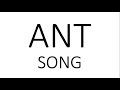 Ant Song for Pre-twinklers