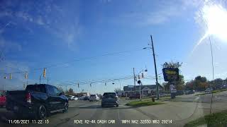 Drive From Kroger, Ford Rd, Dearborn Heights; To Ford/N Silvery Ln, Dearborn, Michigan, 11/6/21