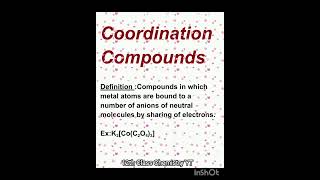 Class12th|Chemistry|Chapter5|Coordination Compounds| Introduction