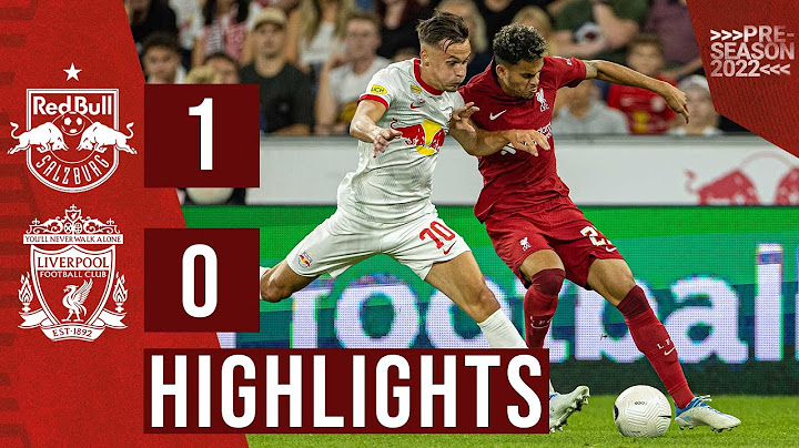 Highlights: Red Bull Salzburg 1-0 Liverpool