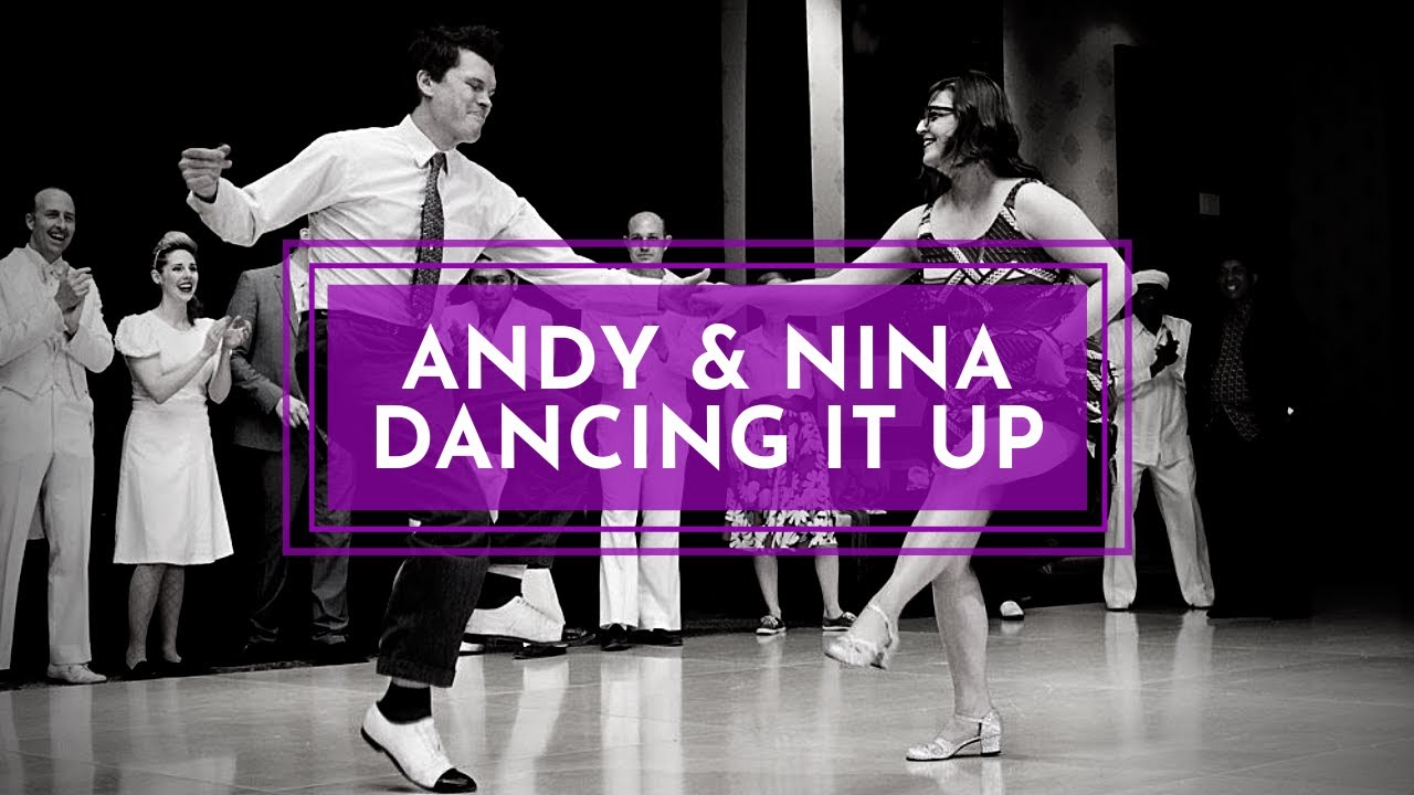 ANDY REID and NINA GILKENSON's social strictly lindy hop competition