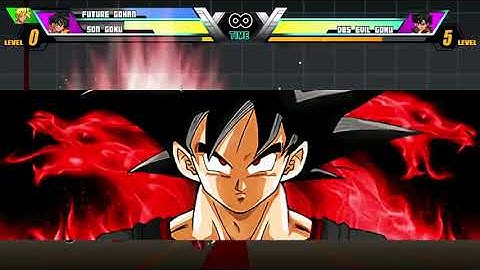 Goku & Future Gohan vs Evil Goku | Father & Son vs Darkness | Jump Force Mugen V6