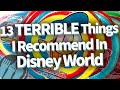 13 Terrible Things I Highly Recommend In Disney World!