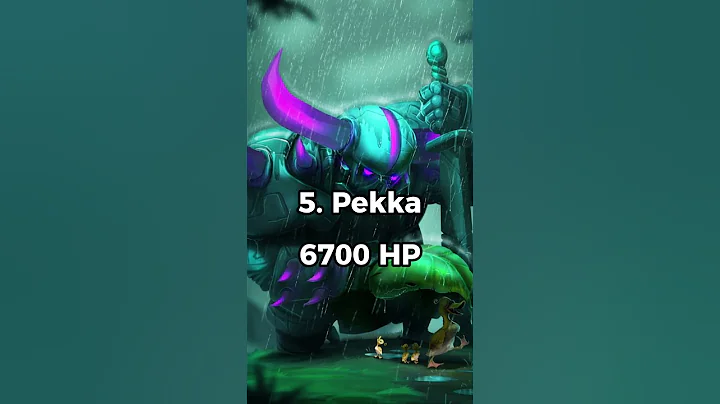 Clash of Clans Troops with the Most HP #shorts