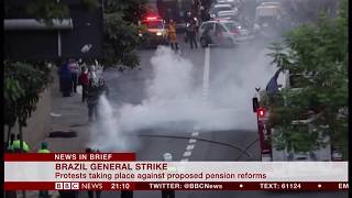 General Strike (Brazil) - BBC News - 14th June 2019