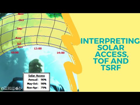 Interpreting Solar Access TOF and TSRF | New England Clean Energy