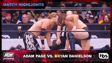 Hangman Adam Page and Bryan Danielson Face Off