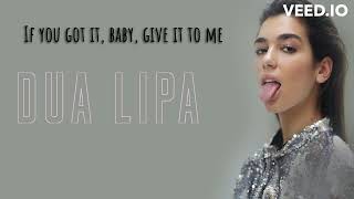 Dua Lipa Houdini - Lyrics