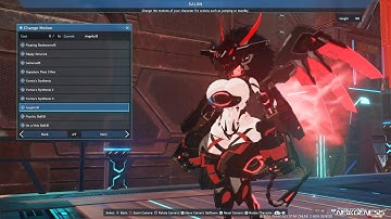 PSO2 NGS Character Creation Tutorial, Dark CAST Mia Mecha Dark Dragon
