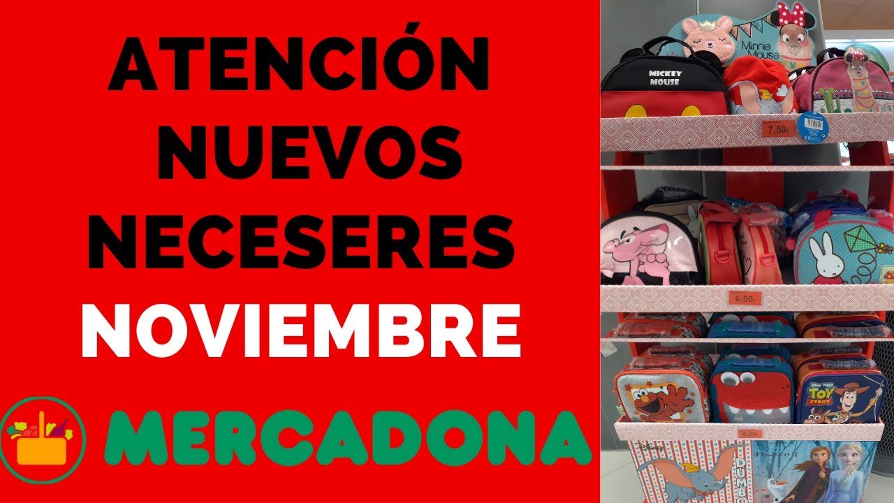 NOVEDADES MERCADONA nuevos NECESERES deliplus NOVIEMBRE 2019 - YouTube