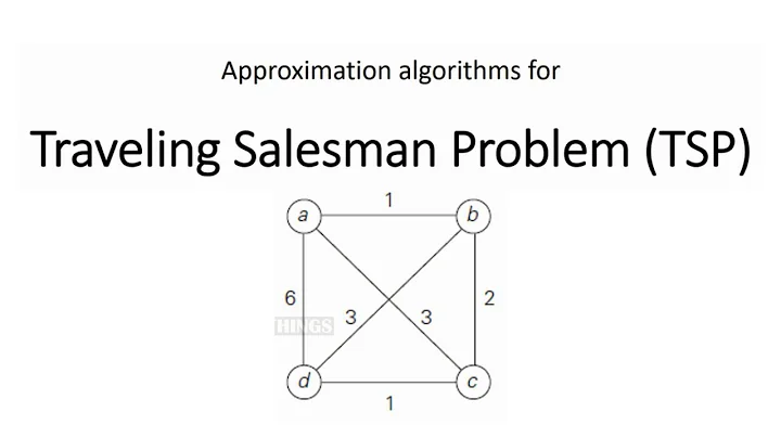 Approximation algorithms for Travelling salesman problem | Scholarly things