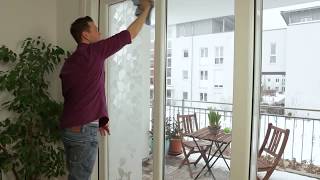 Apply d-c-fix® static PREMIUM window film