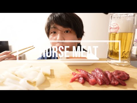 【ASMR】Horse Meat