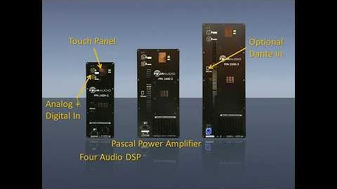 FourAudio PPA DSP Plate Amplifiers, Two-way crossover example