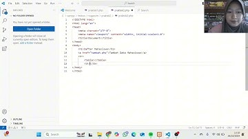 Membuat Webside Sederhana dengan teks "Hello World" dan Membuat Webside dengan Tabel