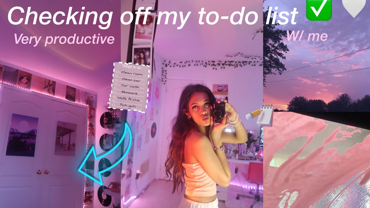 check off my todo list with me YouTube
