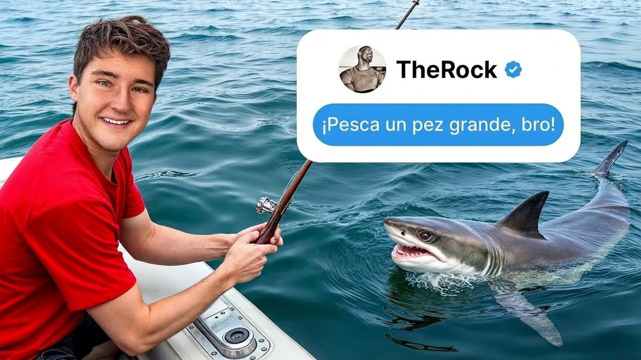 ¡Dwayne The Rock Johnson me retó a atrapar un pez y esto pasó!