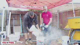 How to lay 20mm porcelain tiles onto Type 1 MOT