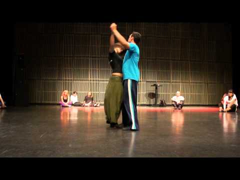 Olaya & Papagaio, workshop 4 at the 1st International Zouk congress in Uppsala, Sweden, 2011-06-19.