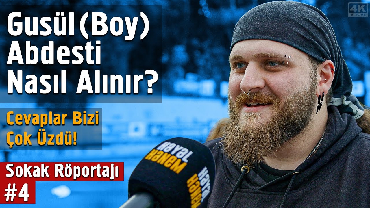 Gusül (Boy) Abdesti Nasıl Alınır? Cevaplar Bizi Çok Üzdü - Sokak Röportajı