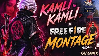​KAMLI KAMLI 💕 x FREE FIRE MONTAGE | Best Gameplay Highlights | RAJ GAMER Unstoppable Headshots  screenshot 1