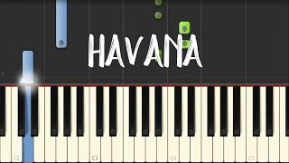 HAVANA || Camila Cabello ft Young Thug || Synthesia Piano Tutorial (Easy) chords