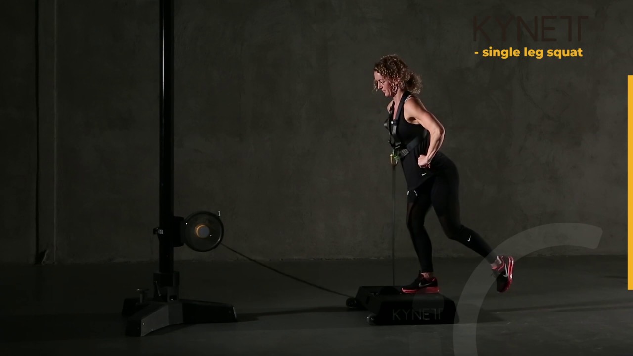 Sports Exercise Flywheel Single Leg Squat YouTube