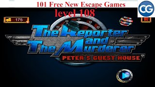 101 Free New Escape Games level 108 - The reporter and the murderer Peter 's guest house screenshot 1