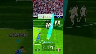 K.A.A Gent all right foot players free kick challenge efootball pes football pesmobile