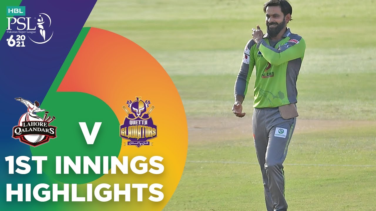 1st Innings Highlights | Lahore Qalandars vs Quetta Gladiators | Match 23 | HBL PSL 6 | MG2T