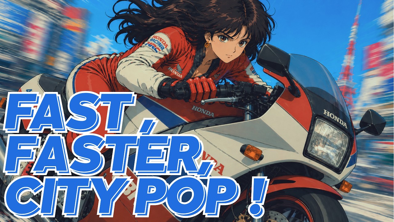 City Pop Playlist】 All I Need Is Some Speed 🏍️｜Retro 80s 90s