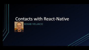 Contact List with React Native - Part 1: Environment Setup