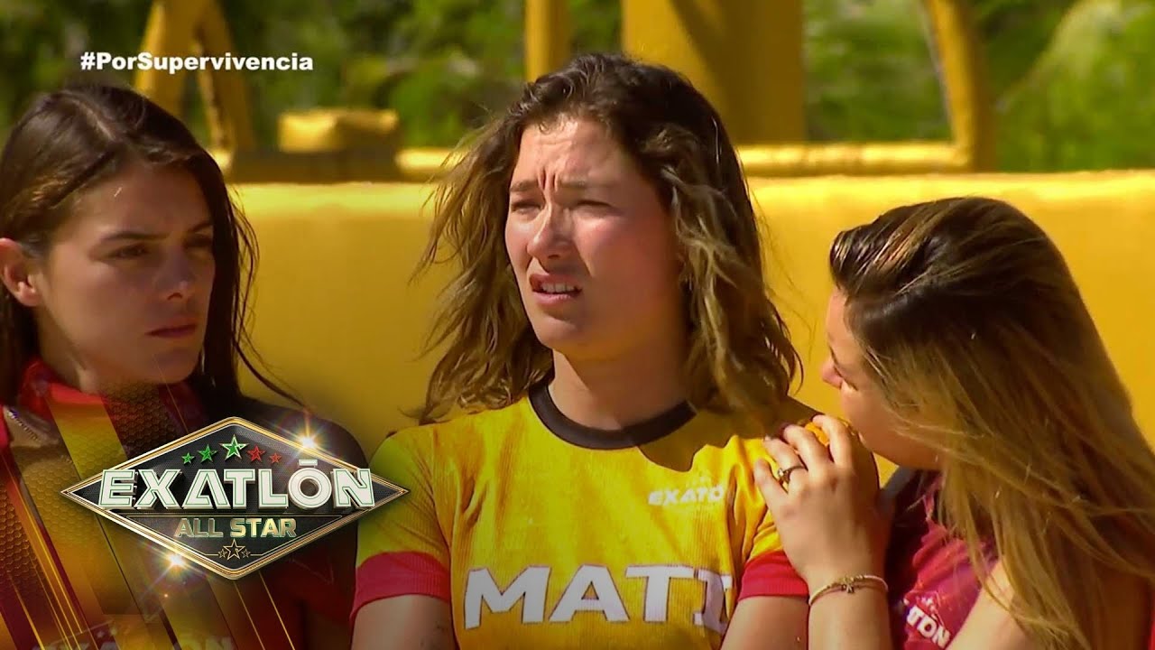 La legendaria campeona Mati Álvarez rompe en llanto. | Exatlón All Star