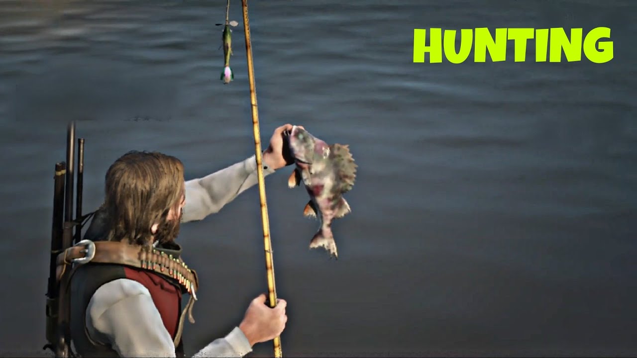 Red Dead Redemption 2 Hunting Legendary animal  \\Legendary Fish\\ AND ITS LOCATION..\CHACED BY LAW/