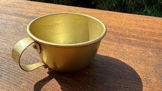 🎎 Gold Anodized Aluminum Kindergarten Milk Cup – Japan Antique Roadshow screenshot 5