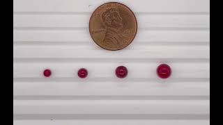 Celebrity Comparable pic/vid - Lab Created Ruby Round Cabo Shape AAAA quality Wealth