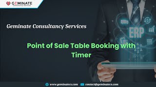 How to Add Table Time Tracker in Point of Sale based Restaurant ? [ www.geminatecs.com ] screenshot 2
