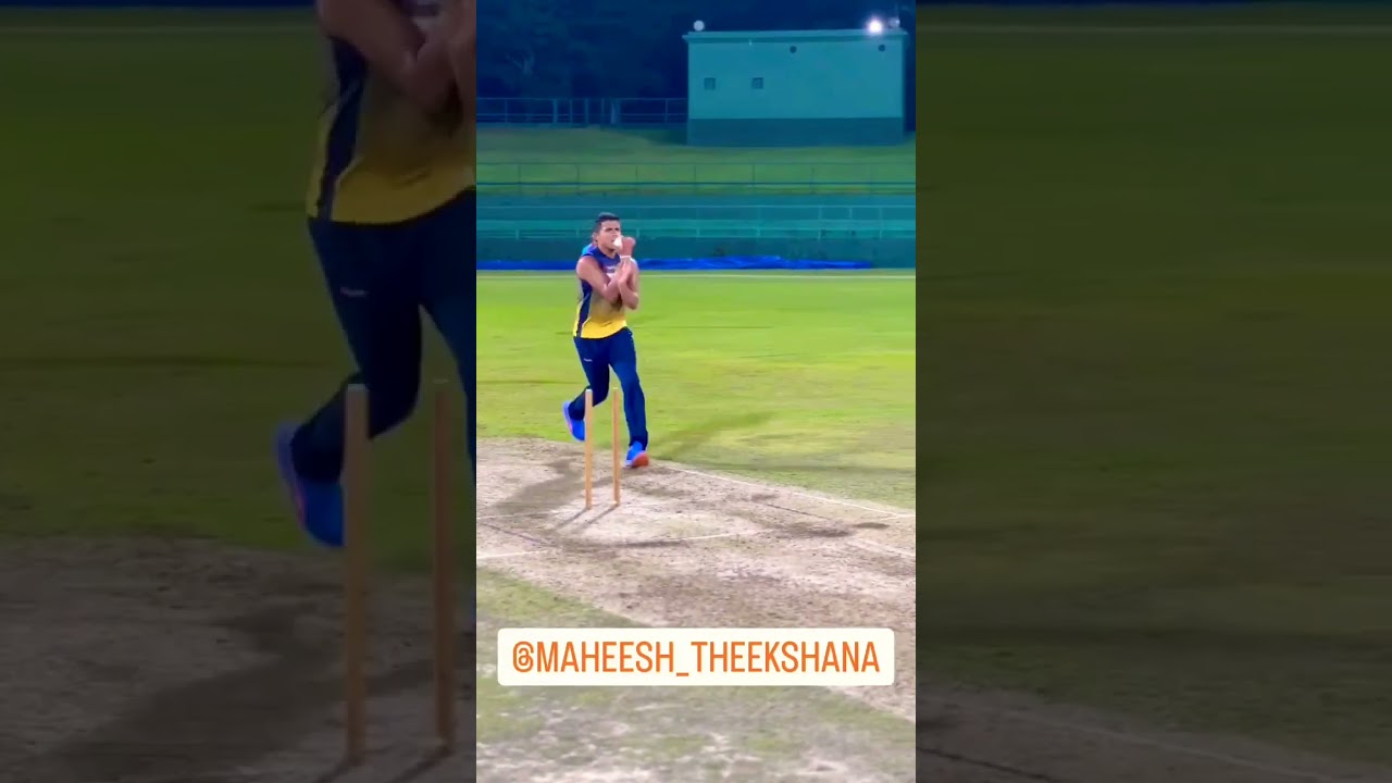 maheesh theekshana bowling action ,cricket practice maheesh theekshana,අපේ මහී,