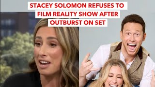 Stacey Solomon Refuses To Film Reality Show After Outburst On Set