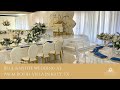 Blue  white wedding at palm royal villa in katy tx  royal luxury events