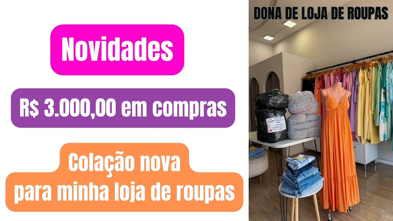 R$ 3000,00 em compras para a minha loja de roupas  no ATACADO |Foi sucesso| Dona de loja de roupas 