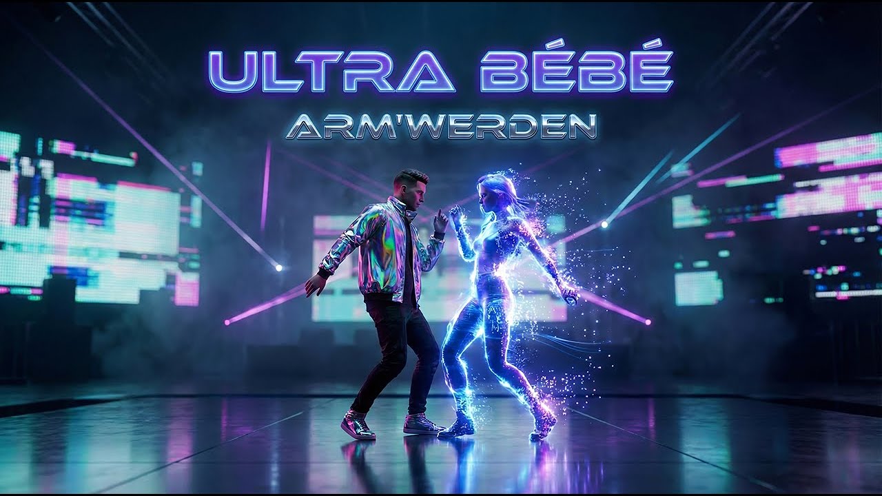 Ultra bébé 💿 - Official Music Video | Arm'Werden [French Pop | Eurodance 90s Vibes]