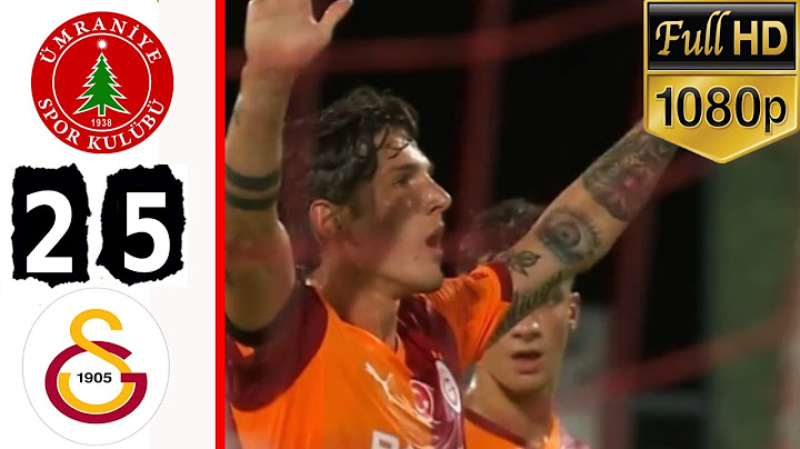Ümraniyespor 2-5 Galatasaray Maç Özeti
