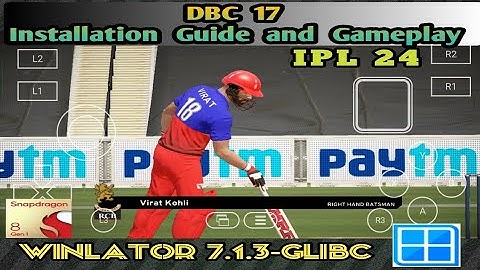 How to install Don Bradman Cricket 17 | DBC 17 in Winlator Android 🔥🔥 with Gameplay #winlator #dbc