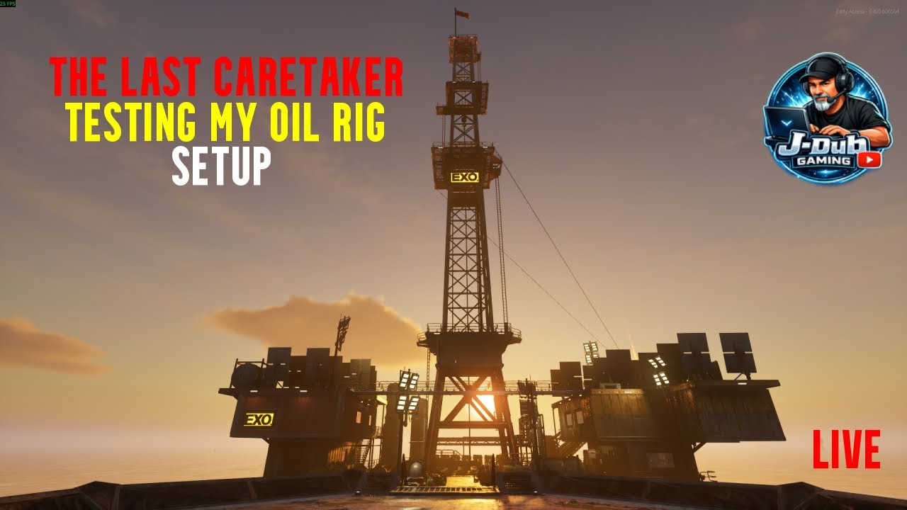 The Last Caretaker | Testing My Oil Rig Setup