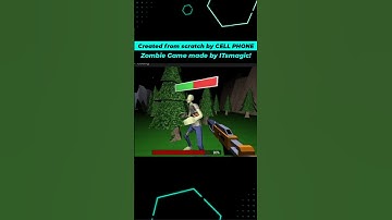 This Zombie Game Was Created Only With a CELL PHONE at ITsMagic! #itsmagicengine #gamesmobile
