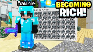 BECOMING THE *RICHEST* PLAYER WITH THIS GRINDER... | Minecraft Skyblock | TheArchon Origins [4]