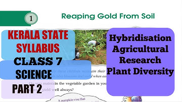 Part2 Science REAPING GOLD FROM SOIL CLASS 7 KERALA STATE SYLLABUS Chapter1
