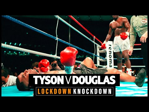 WORLD HEAVYWEIGHT TITLE TYSON - BLACK TRUNKS ESAN CLASSIC DOUGLAS - WHITE TRUNKS
