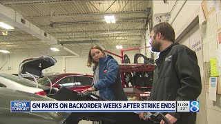 GM parts on backorder weeks after strike ends